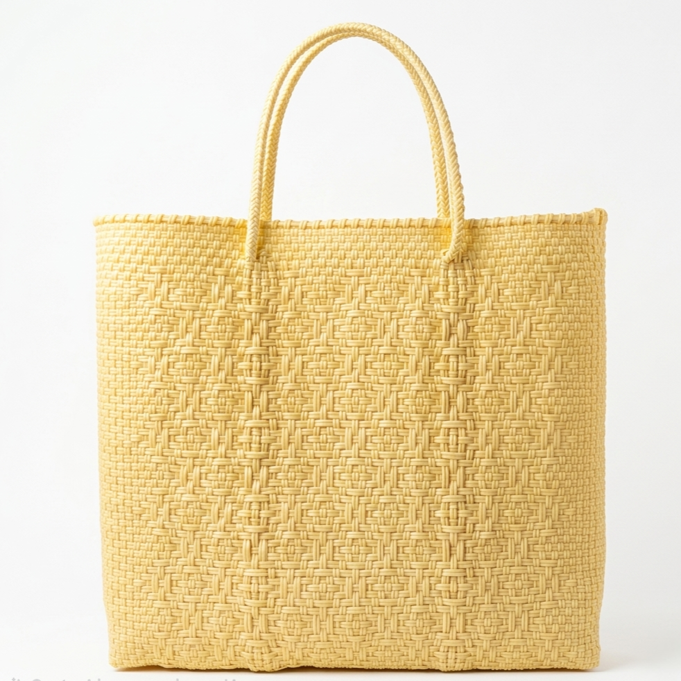 Bolsa Tejida de Plástico