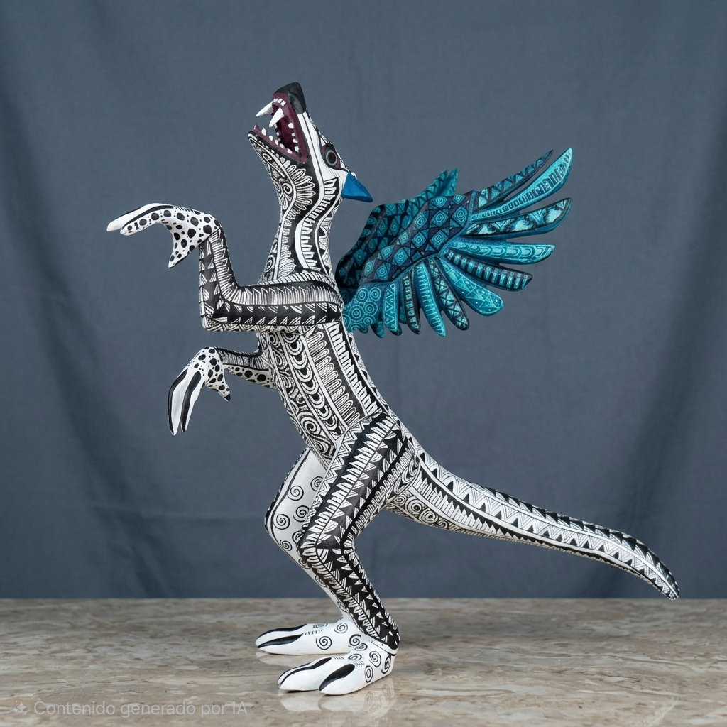 Alebrije Nahual Azul